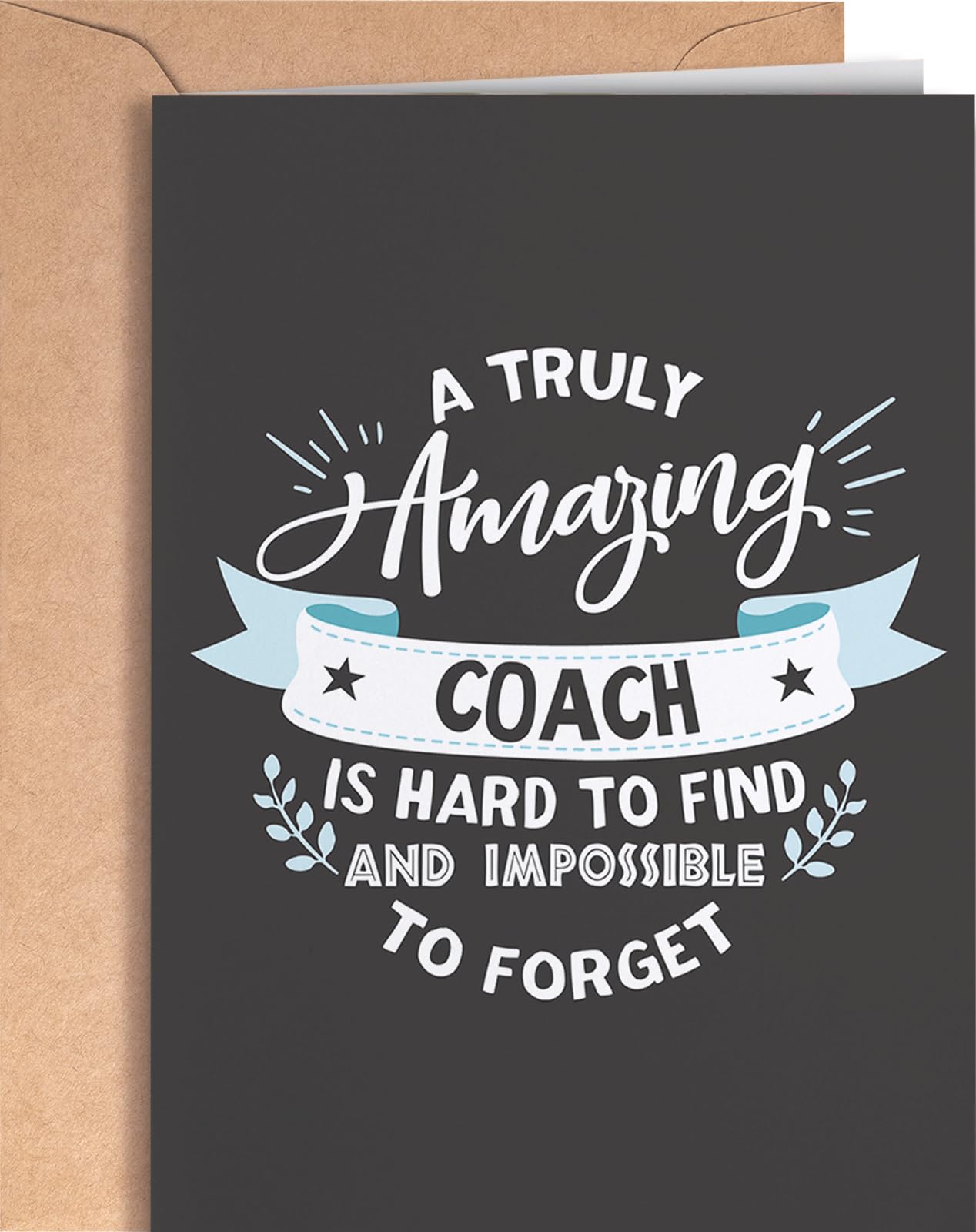 Amazon.com : Thank You Card for Coach | Awesome appreciation card